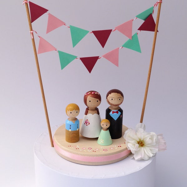 DIY Kit Cake Topper Family