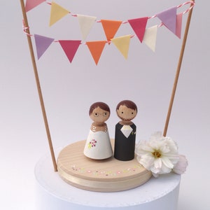 DIY kit cake topper made of wood to design yourself image 8