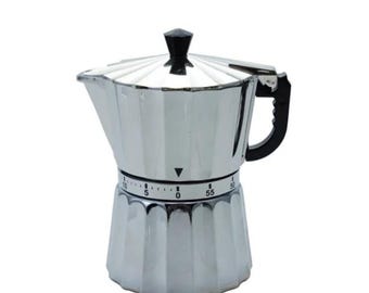 Vintage Coffee Pot Shaped One Hour Timer