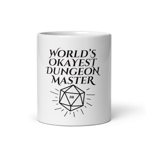 World's Okayest Dungeon Master DND Mug