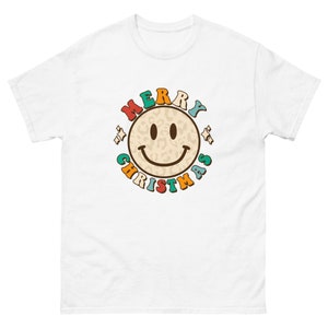 Christmas Smiley Faces Sweatshirt, Smiley Face Sweatshirt, Leopard Smile Santa Sweatshirt T shirt