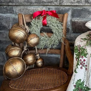 Vintage Holiday Accents Sleigh Bell Garland