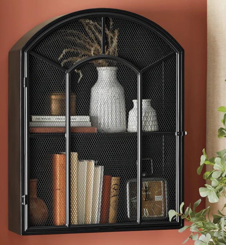 Vintage Arched Axel Wall Cabinet