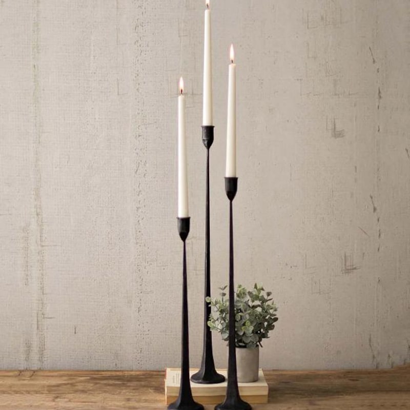 Tall Candle Holders Black - Etsy