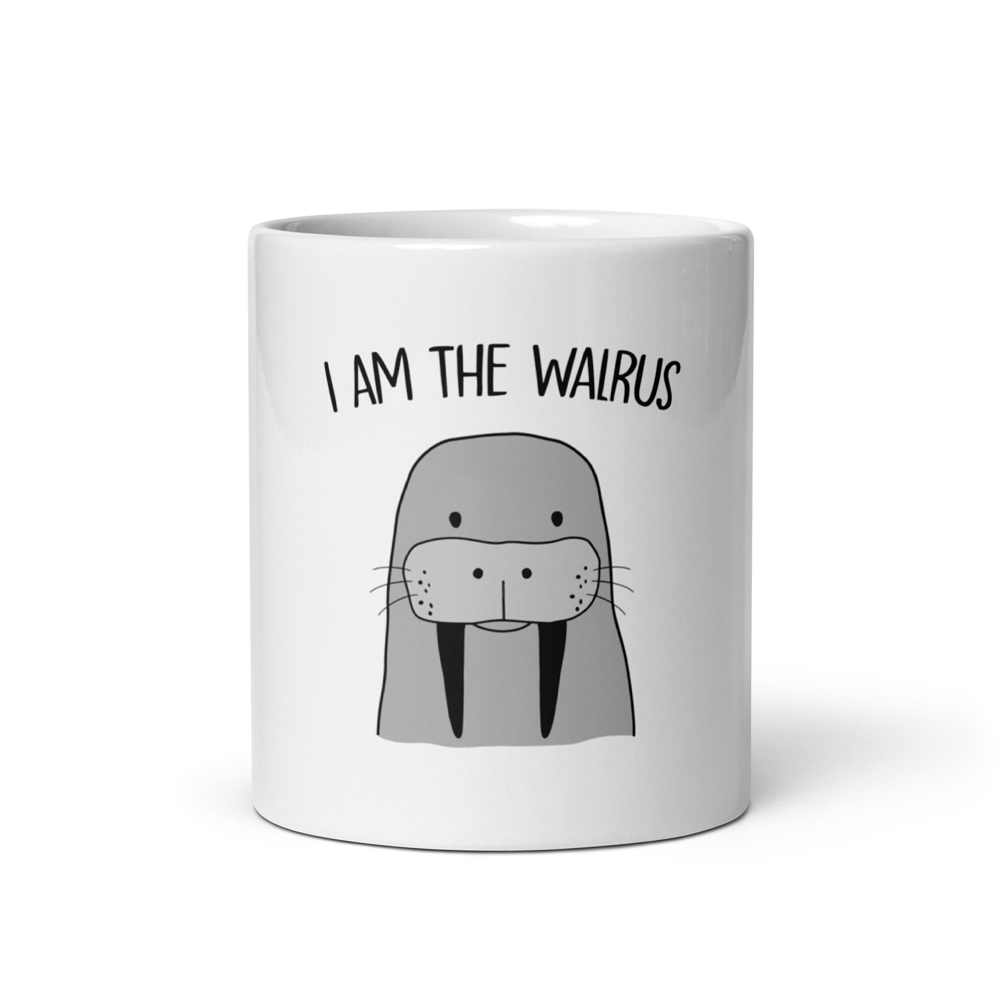 アイムザウォルラス　ビアグラス I Am the Walrus Coffee Mug, Walrus Coffee Mug, Animals