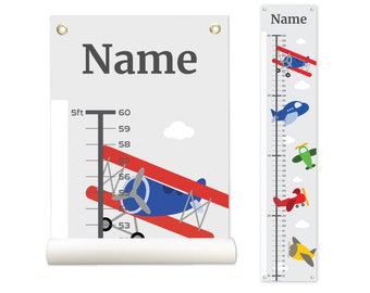 Airplane Growth Chart Etsy