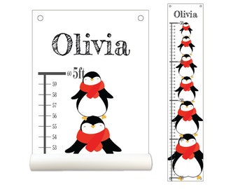Penguin Growth Chart Etsy