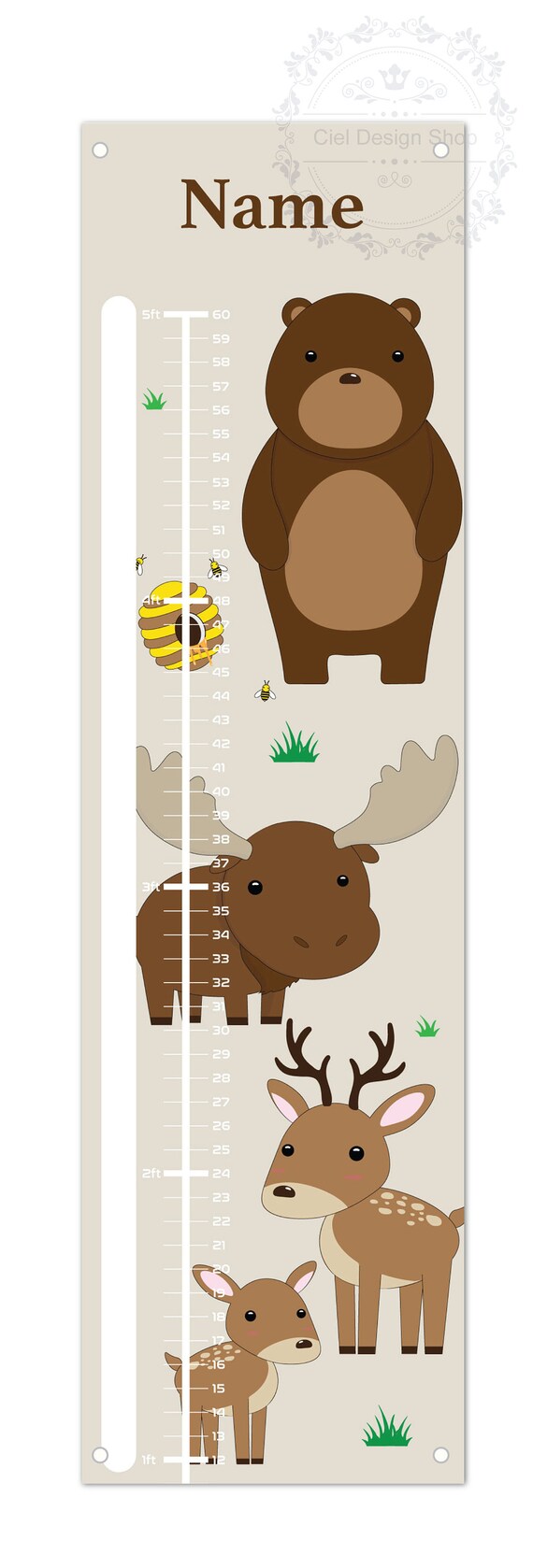 Moose Height Chart