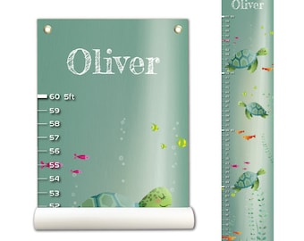 Personalized Growth Chart, Height Chart, Kids Growth Chart, Boy Height Chart, Girl Height Chart, Growth Chart Canvas