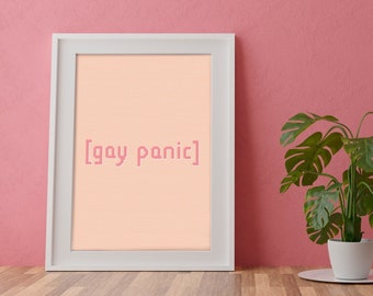 Heartstopper Gay Panic Cross-Stitch Pattern