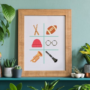 Heartstopper Tokens - Cross Stitch Pattern