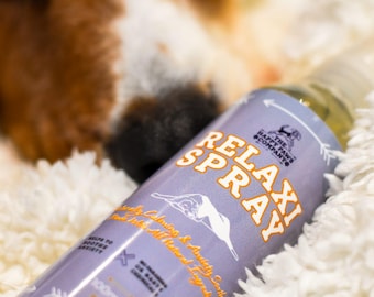 Relaxi Spray - Spray calmante para perros / 100% natural y vegano / Calma a los perros ansiosos y nerviosos / Ideal para situaciones estresantes