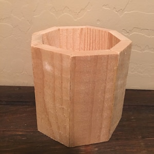 Bucket, Planter, Wood, Pencil holder