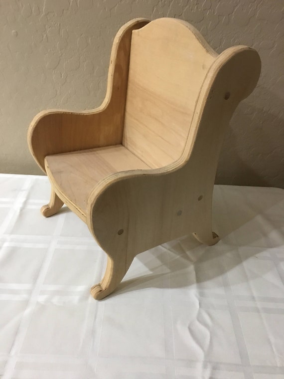 American Girl Doll Furniture Doll Chair Doll Love Seat Handmade Wood