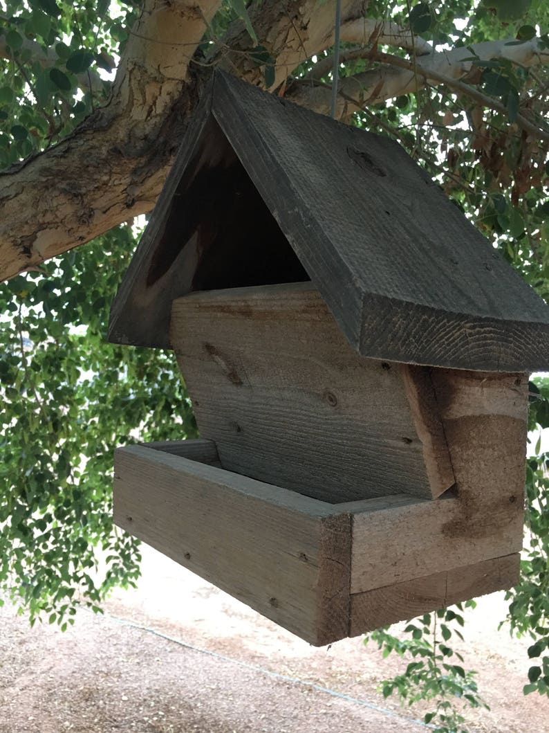Bird feeder Birds Bird Cedar Handmade Birdfeeder