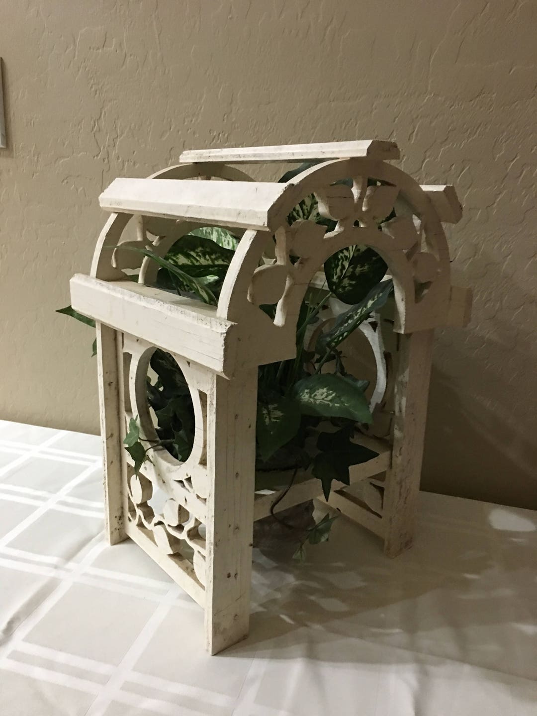 Clay Pot Holder Plant Holder Arbor Miniature Arbor Clay Pot Etsy