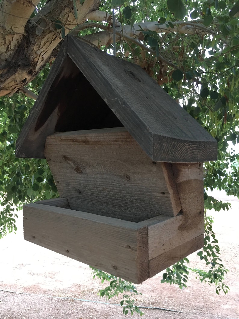 Bird feeder Birds Bird Cedar Handmade Birdfeeder