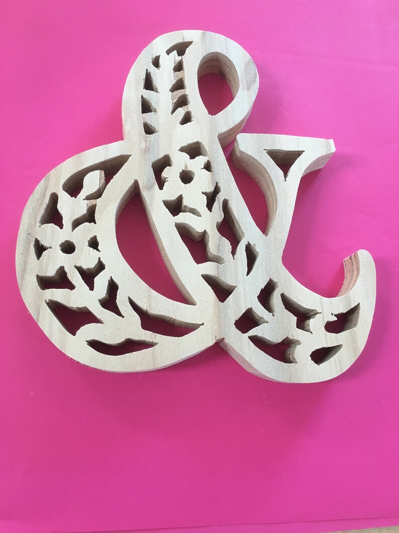 Wooden Letters Wooden Numbers Crafted With Scroll Saw Etsy