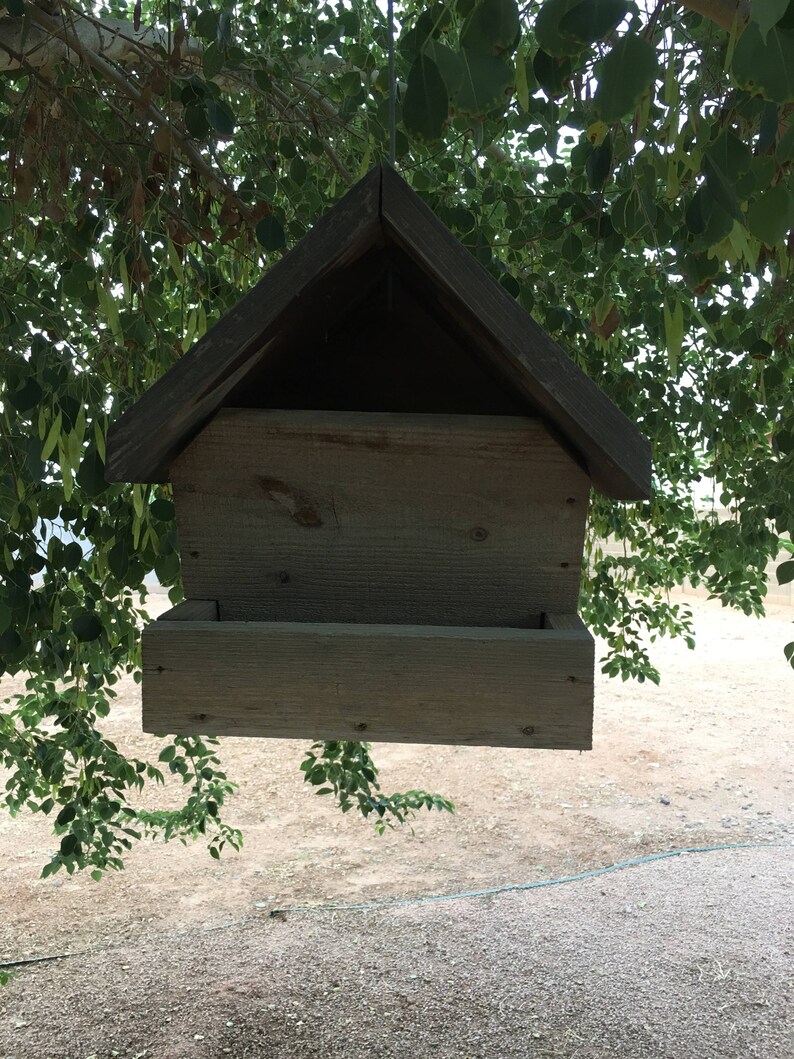 Bird feeder Birds Bird Cedar Handmade Birdfeeder