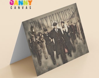 Peaky Blinders birthday card - A5