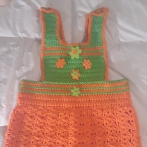Crochet Sundress and Panties 3T Handmade Sundress and Panties Girl Easter Photo Prop Girl Easter Sundress 3T Toddler Clothing Girl
