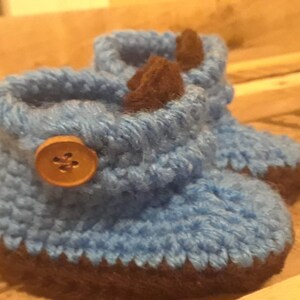 Handmade baby shoes, handmade infant shoes, Newborn crochet shoes, Baby booties for boy, Crochet shoes newborn preemie
