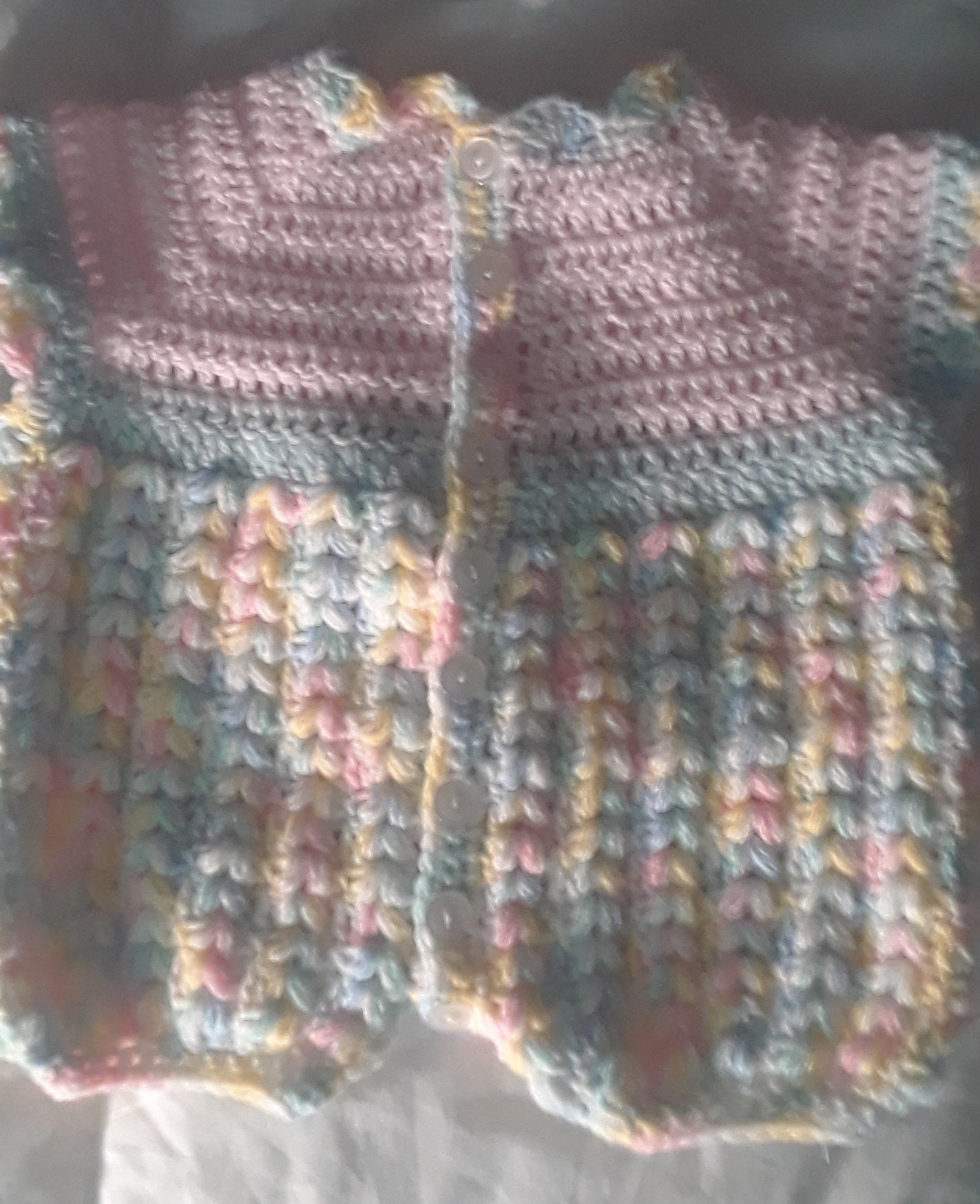 Handmade Preemie Crochet Romper Girl, Preemie Easter Outfit Girl