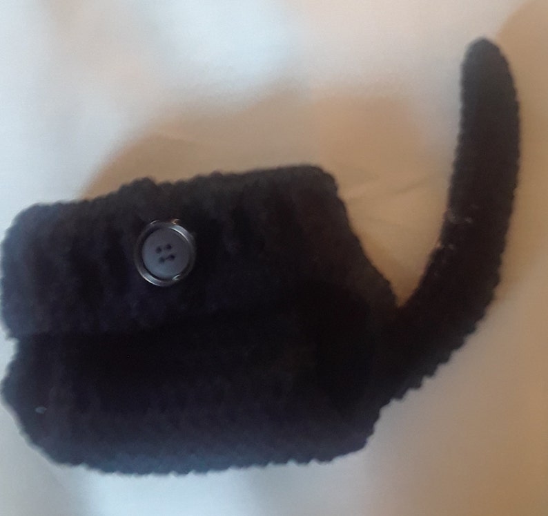 black cat costume preemie Preemie Halloween costume baby Halloween costume crochet photography prop handmade Halloween costume preemie
