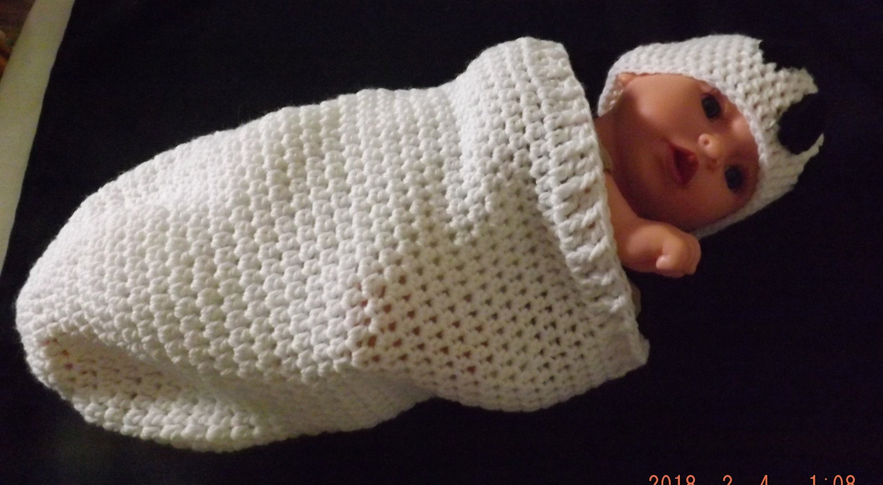 Preemie Halloween costume Ghost swaddle sack crochet Etsy