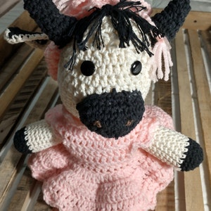 Handmade Stuffed Animal Toy, Cow Stuffed Toy