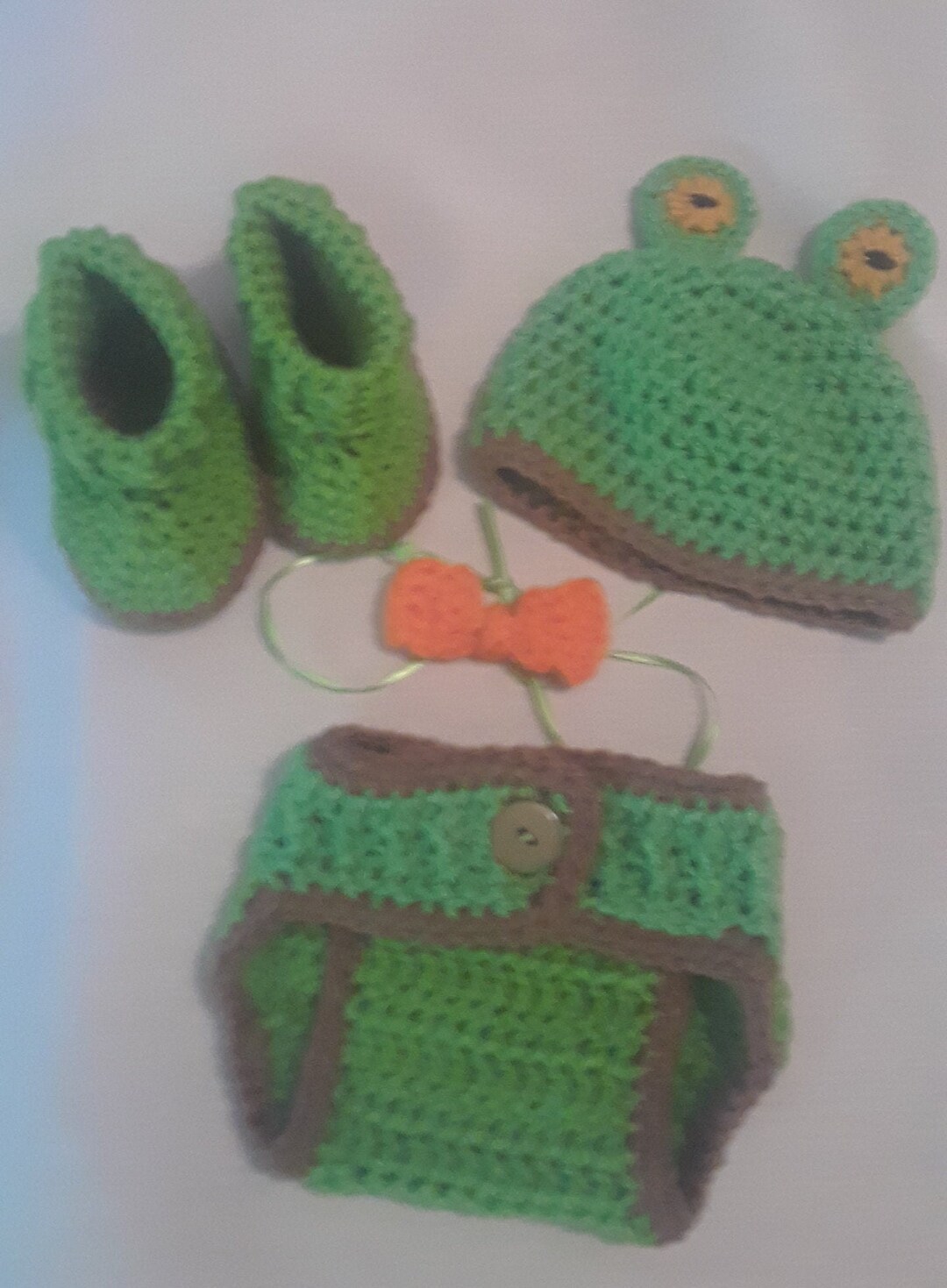 Handmade Preemie Halloween Costume Crochet Frog Costume Etsy