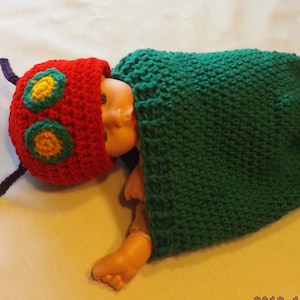 Newborn Halloween costume, Handmade first photo session Hungry Caterpillar outfit , Fall photography prop, Newborn fall photography prop