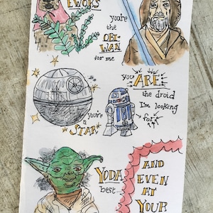 Star Wars Birthday Card