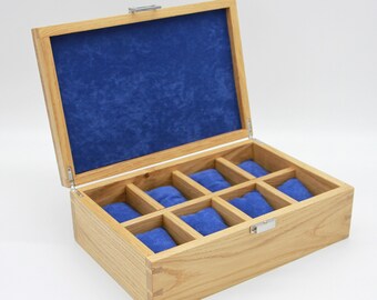oak watch box