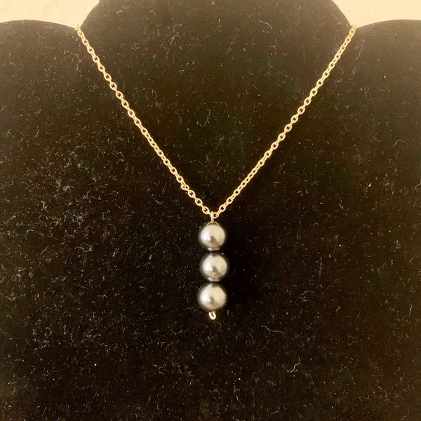 3 tier Tahitian Pearl Necklace