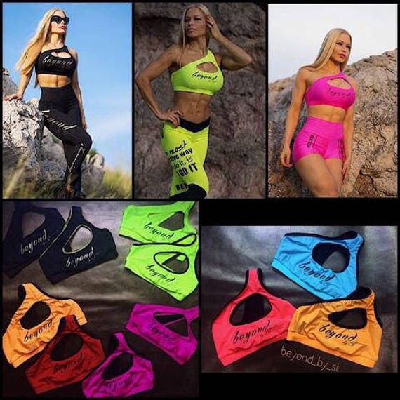 one sided sports bra