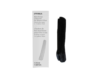 XL Binchotan Charcoal from Kishu, Japan - Water Purifying Stick for Great-Tasting Water, 1 Stick - Filters 3-5 Gallons of Water