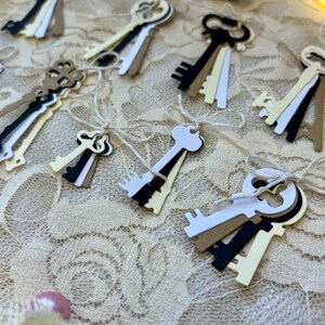 Chaves Decorativas Para Scrapbooking, Diários De Lixo, Álbuns, Cartões. Conjunto De 9 Chaves Diferentes