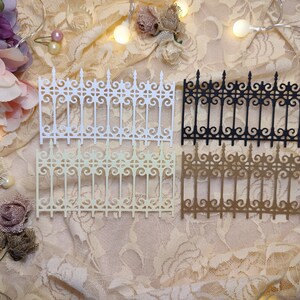 Die corta cercas intrincadas para scrapbooking, diários indesejados, álbuns, cartões. Conjunto de 8 peças