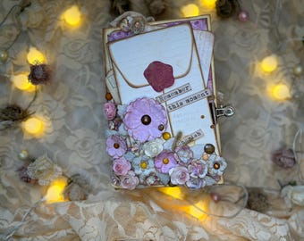 Photo Memory Album Shabby Chic Journal Memory Keepsake