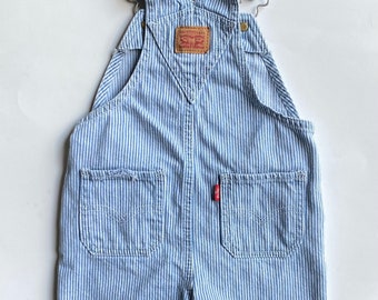 Levis Overall Shorts - Etsy