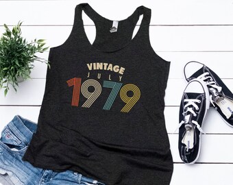 Back To The Future Vintage Peelout Women's Racerback Tank Top - Black Heather Relaxed Fit