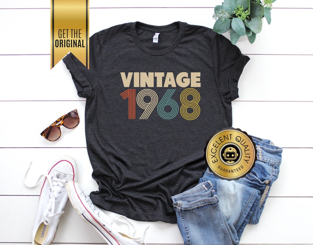 53rd Birthday Gift for Women Vintage 1968 Shirt 53rd - Etsy