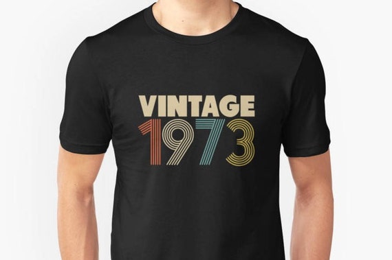 Vintage 1973 Short-Sleeve Unisex T-Shirt 47th Birthday | Etsy