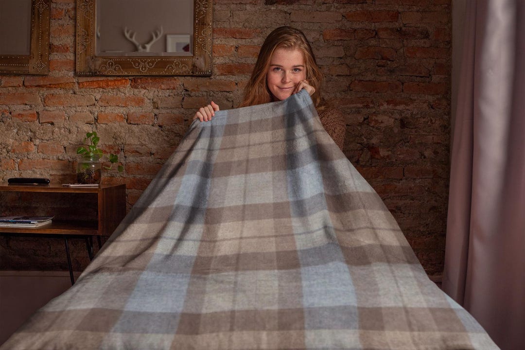 Outlander Tartan Sherpa Throw Blanket: Cozy Highland Gift - Etsy
