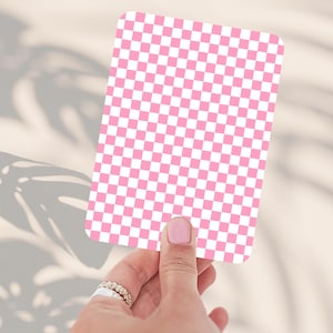 Kindle Insert Checkered, Kindle Clear Case Insert,Cardstock Kindle Insert Minimalist Checkered Pattern Bookish Gifts,Booklover Gifts