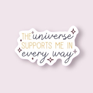 Manifestation Sticker Pack, Manifestation Sticker, Inspirational Gift, Motivational Journal Stickers, Law of Attraction, Manifestation Tool