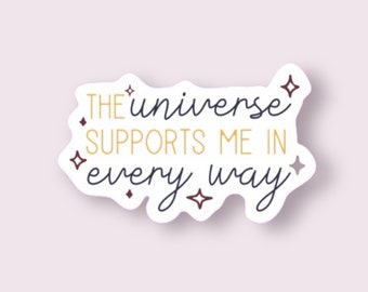 Affirmation Sticker Pack: Laminated Motivational Stickers