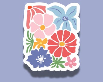 Boho Floral Affirmation Sticker Pack: Positive Mindset Vinyl Decals