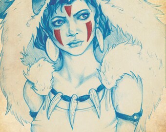 Princess Mononoke Art Print